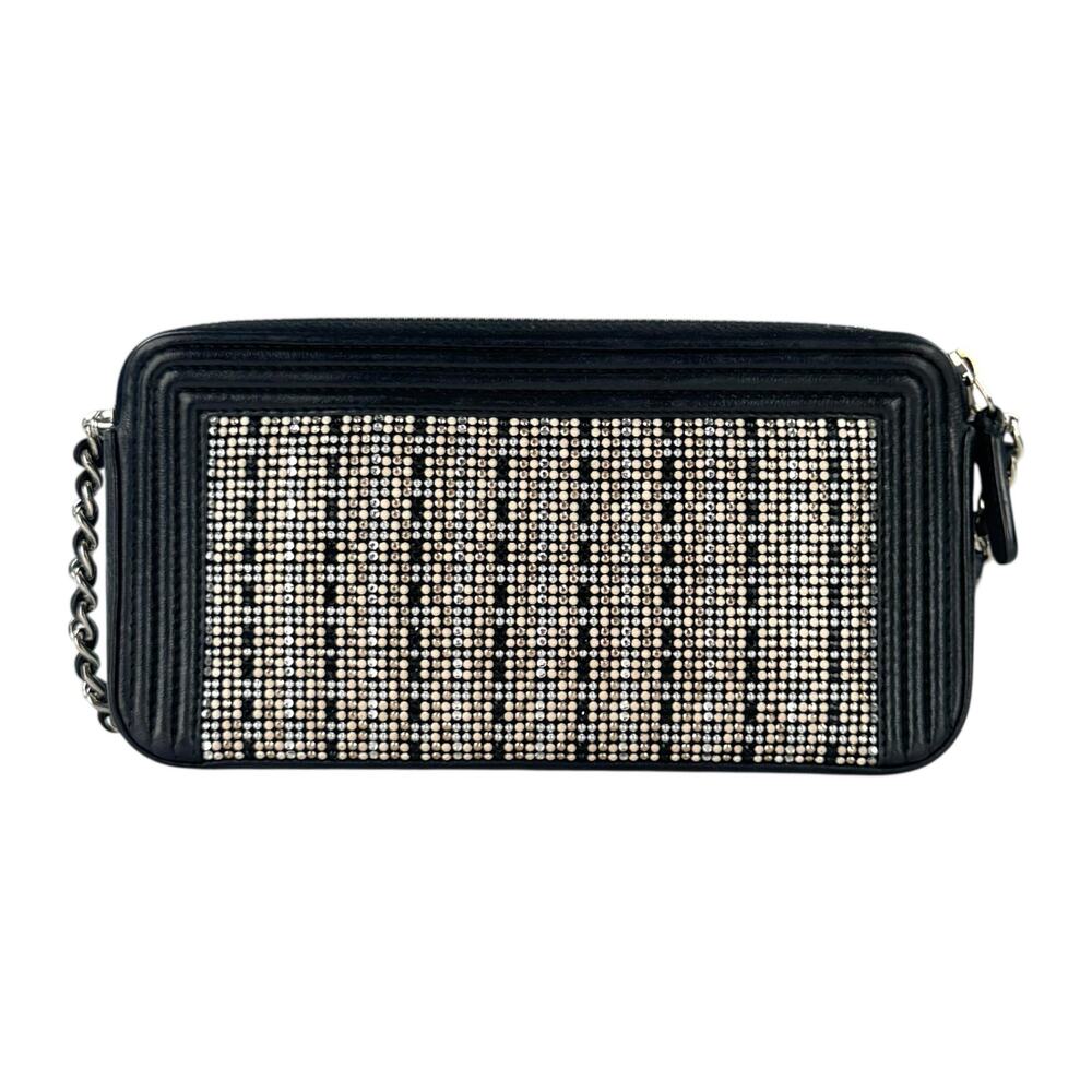 Chanel CC Rhinestone Boy Wallet-On-Chain - Picture 2 of 15